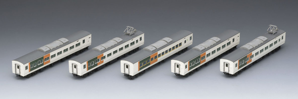 185系特急電車(踊り子・新塗装・強化型スカート)増結セット(5両)  増結セット