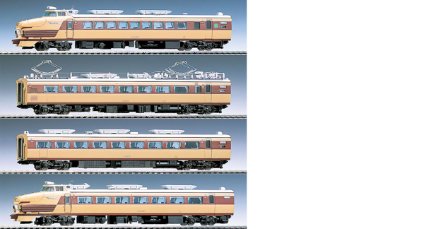 485系特急電車(初期型・クロ481-100)基本セット(4両)