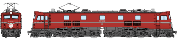 国鉄 EF58 60 一般使用時 前窓黒Hゴム