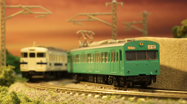 (Z)国鉄103系 エメラルドグリーン 常磐線タイプ 4両基本