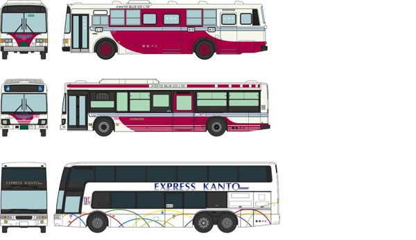 ザ・バスコレクション 関東バス創立90周年3台セット