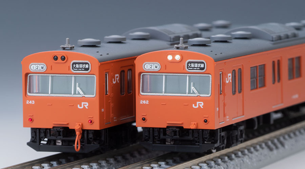 JR 103系通勤電車(JR西日本仕様・黒サッシ・オレンジ)基本セット