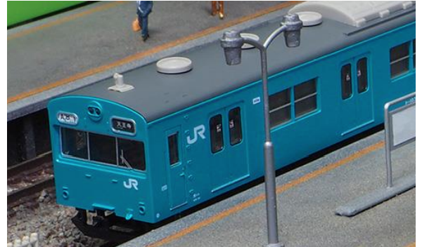 JR103系初期車 関西形A スカイブルー 増結用中間車3両セット