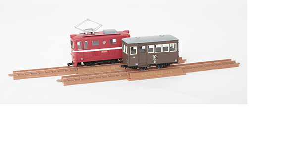 鉄道コレクション ナローゲージ80 猫屋線直通用路面電気機関車+客車 2両セット