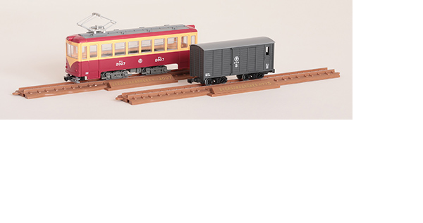 鉄道コレクション ナローゲージ80 猫屋線直通用路面電車(全金車)+貨車セット
